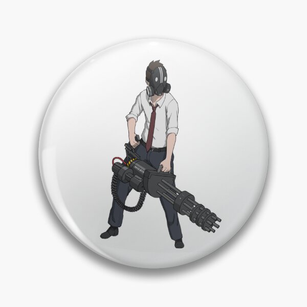 Item preview, Badass Hitman With Gatling Gun designed and sold by DoctorCocoBean.