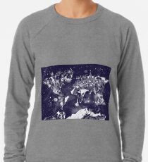 Weltkarte Leichter Pullover