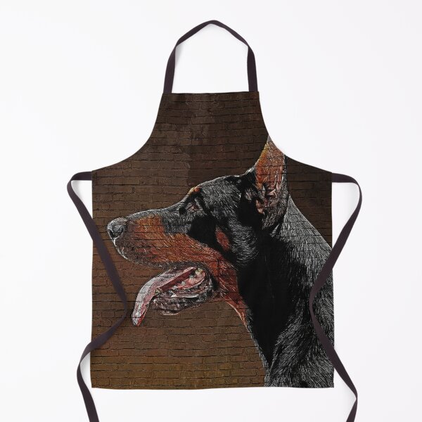 Item preview, So cute but savage, Dobermann Pinscher Dog - Custom Pet Portrait Art Studio designed and sold by Custom Pet Portrait Art Studio.