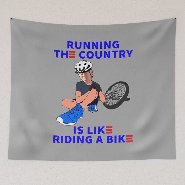 Item preview, Running The Country Is Like Riding A Bike Funny Joe Biden Fall designed and sold by JG0024.