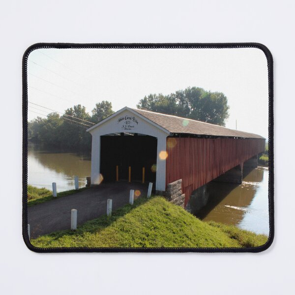 Item preview, Medora Covered Bridge Indiana designed and sold by gotucoveredart.
