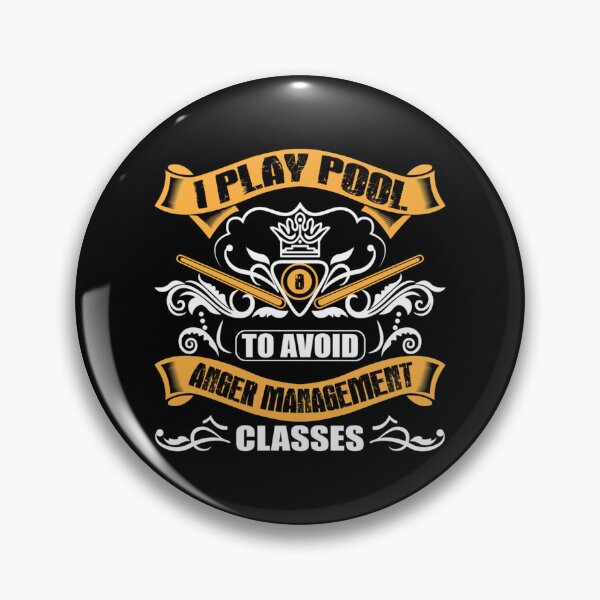 Item preview, I Play Pool To Avoid Anger Management Classes Classic T-Shirt designed and sold by monica45je.
