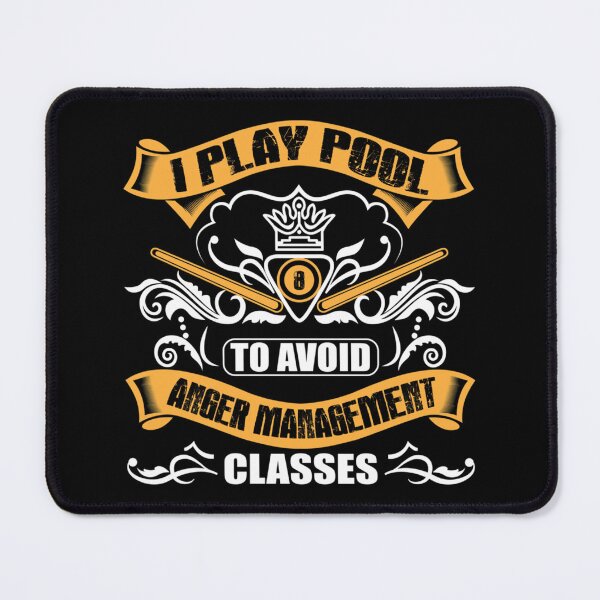 Item preview, I Play Pool To Avoid Anger Management Classes Classic T-Shirt designed and sold by monica45je.