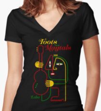 Toots And The Maytals Leba Women's Fitted V-Neck T-Shirt
