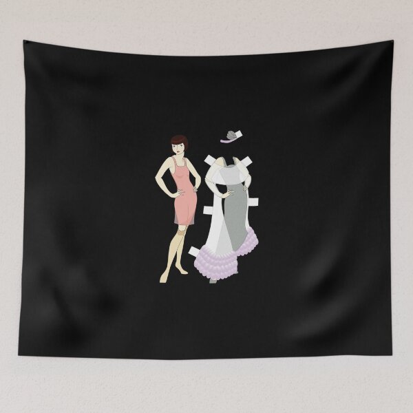 Item preview, Flapper Paperdoll Evening Gown Classic T-Shirt designed and sold by saurelmosert.