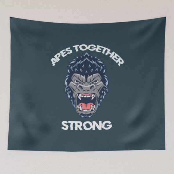 Item preview, Apes Together Strong Quote Film Movie Planet designed and sold by MusianLaste.
