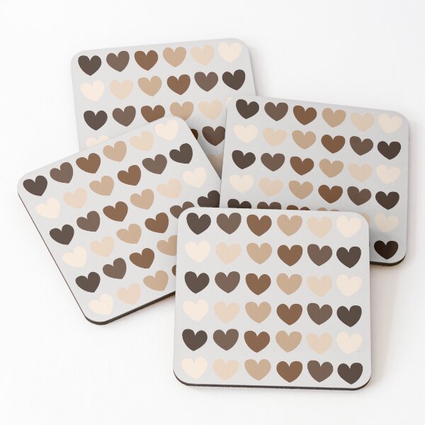 Item preview, Skin tone hearts designed and sold by Novel-ty.