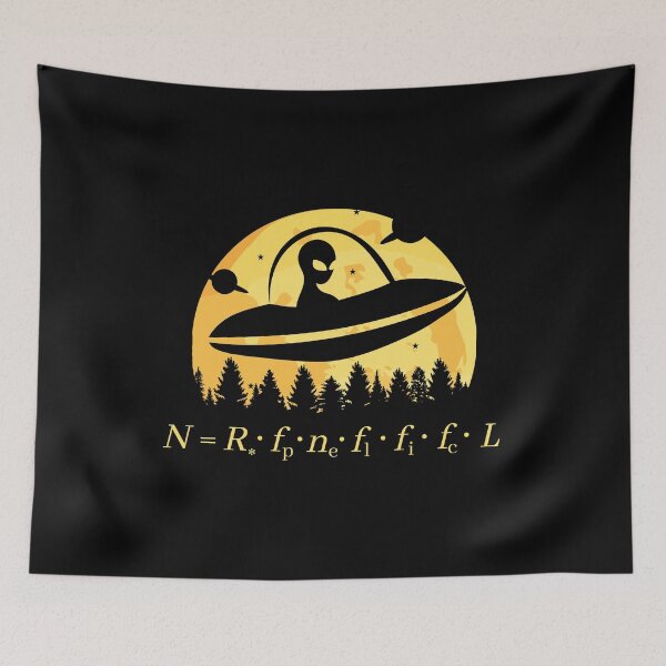 Item preview, Drake Equation - Astrobiology, Exobiology, Alien Civilizations, Starseed, Fermi Paradox, Drake Equation designed and sold by jadedscientist.