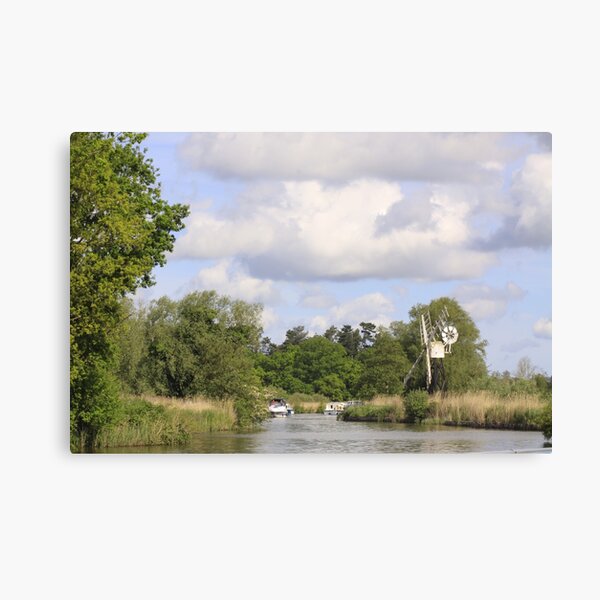 The Windmill At How Hill. Canvas Print