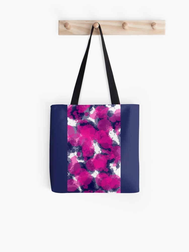 Splatter Tote Bag - Blue and Pink - Shandells