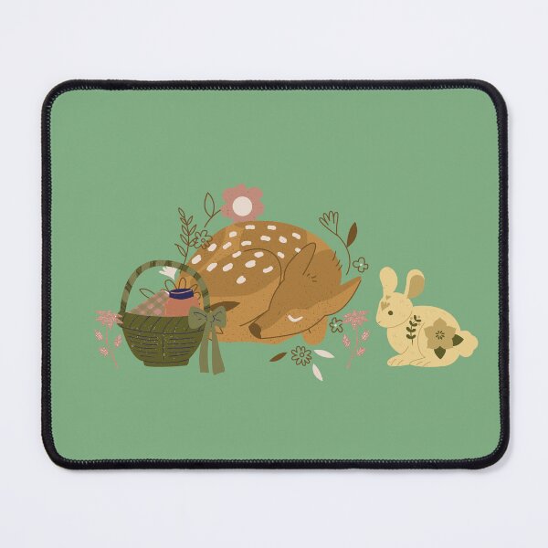 Item preview, Cute Cottagecore Deer and Bunny designed and sold by Jessi-Sketches.