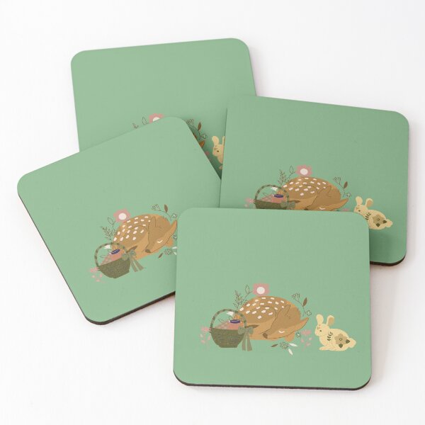 Item preview, Cute Cottagecore Deer and Bunny designed and sold by Jessi-Sketches.