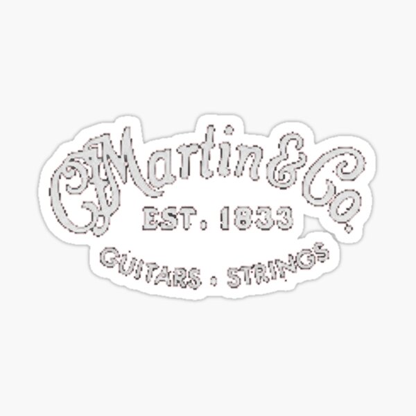 "Martin Guitars American Legend" Sticker for Sale by JamesThorson