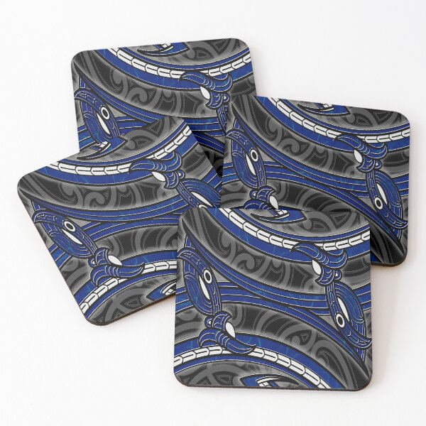 Item preview, TNT - SPIRAL WITH KOWHAIWHAI - BLUE designed and sold by TNT-STYLEZ.