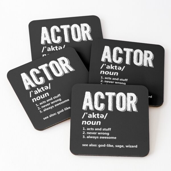 Item preview, Actor Definition Actress Acting Movie Theatre  designed and sold by HoneBusta.