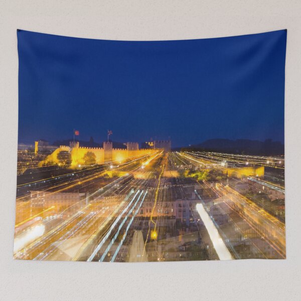 Item preview, Abstract Lisbon - Castle View designed and sold by The Discreet Peacock.