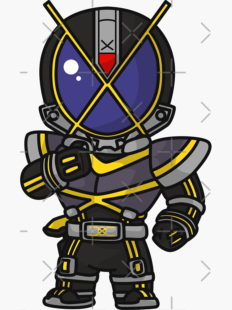 Kamen Rider Kaixa Chibi Style Kawaii