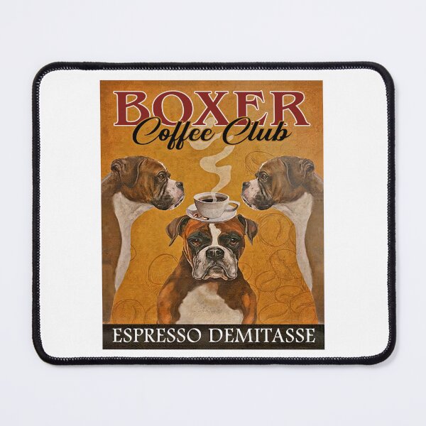 Item preview, Boxer Coffe Club Espresso Demitasse Dog designed and sold by JakeGoodwin.