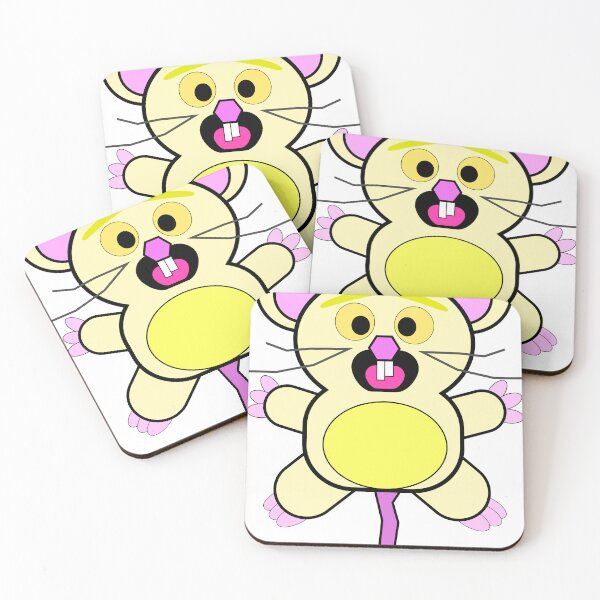 Item preview, EEK! Yellow Rat designed and sold by LittlePuzzleArt.
