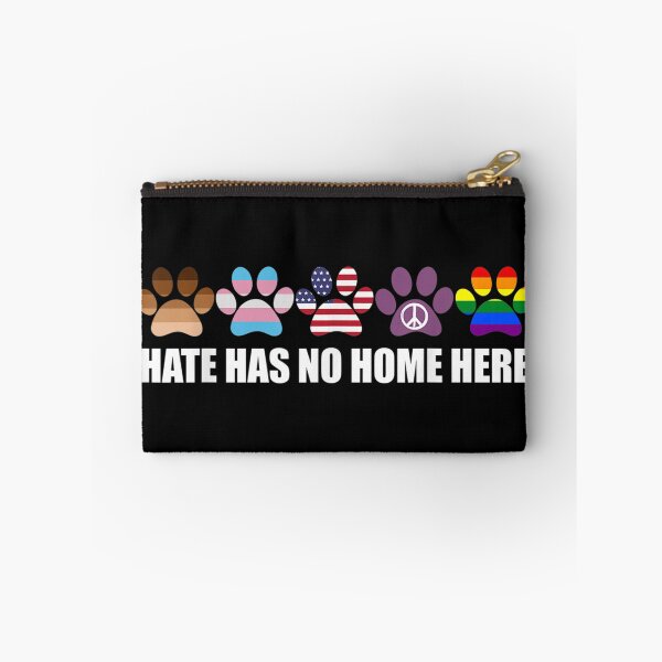 Item preview, Hate Has No Home Here Paw Dogs LGBT Pride US Flag Lover designed and sold by BufFord71.