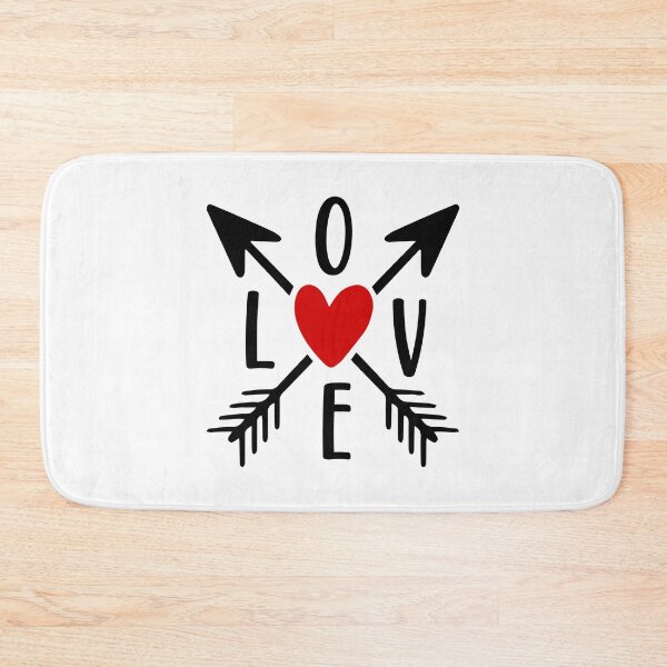 Item preview, Love Heart Crossed Arrows designed and sold by MindfulMeta.