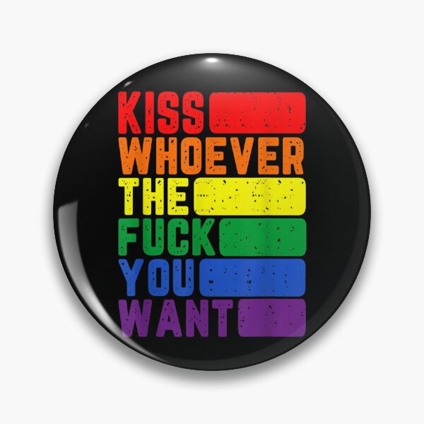 Item preview, Kiss Whoever The F You Want LGBTQ Gay Lesbian Awareness designed and sold by BufFord71.