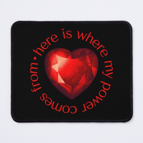 Item preview, Sapphire Heart Power Cushion designed and sold by MagicWolfStar.