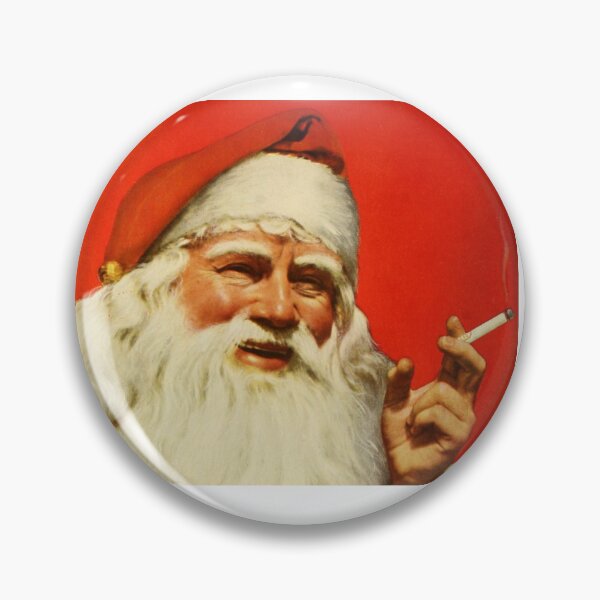 Item preview, Christmas, Father Christmas smoking, humour.  designed and sold by JayneDArcyNZ.
