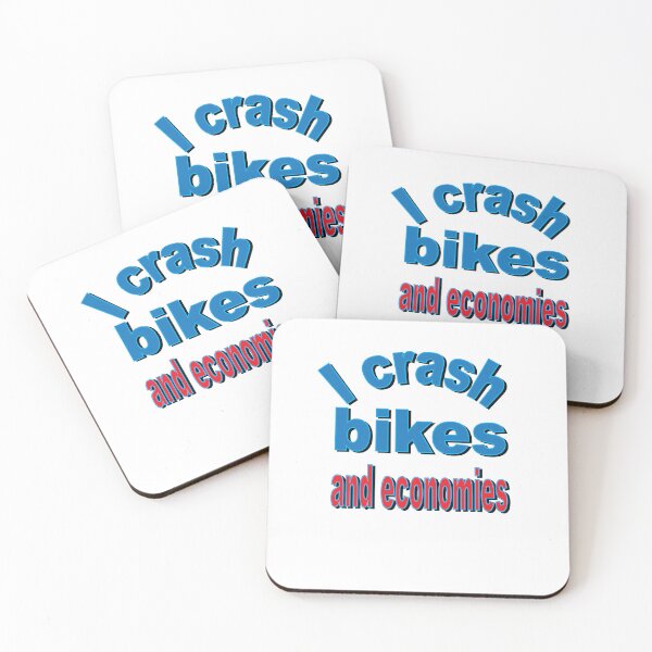 Item preview, I Crash Bikes And Economies designed and sold by SydneyLoving.