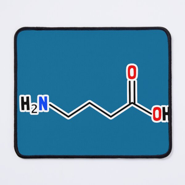 Item preview, GABA (Gamma Amino Butyric Acid) Molecular Structure designed and sold by Artsy-Chemist.
