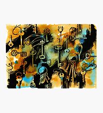 Pattern with different keys Photographic Print