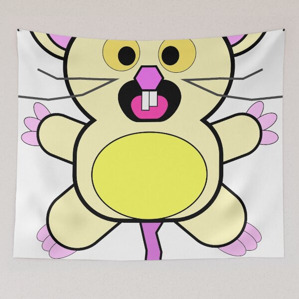 Item preview, EEK! Yellow Rat designed and sold by LittlePuzzleArt.