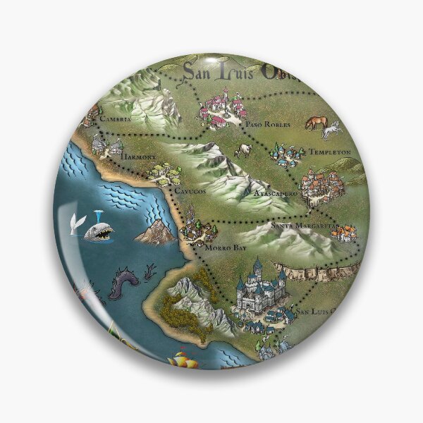 Item preview, San Luis Obispo County designed and sold by renegadedragon.