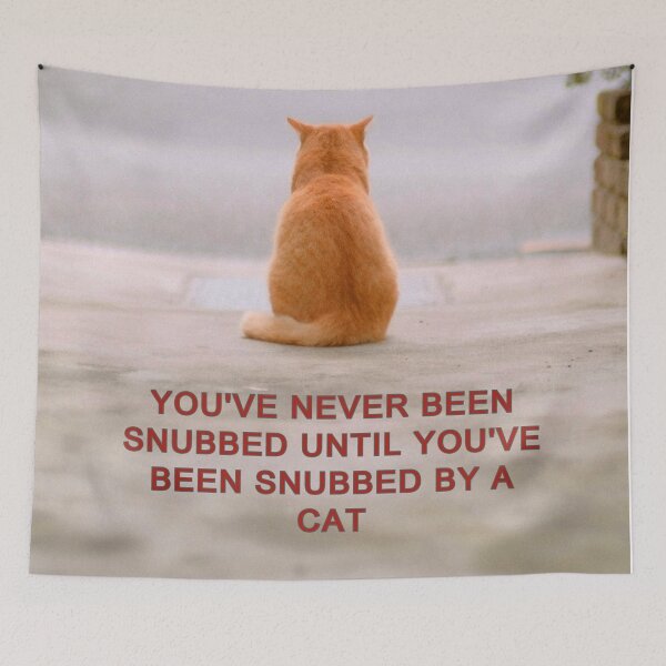 Item preview, ANIMALS #11 - Snubbed by Tabby Cat Funny Saying designed and sold by DEL-Productions.