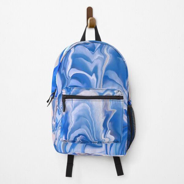 Item preview, Blue Liquid Marble Effect Seamless Pattern designed and sold by TheCatmeow2000.