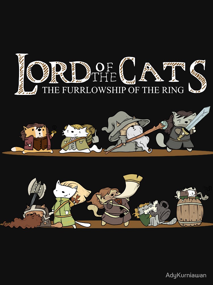 Lord Of sale The Cats The Furrlowship of the Ring LOTR Unisex Sweatshirt