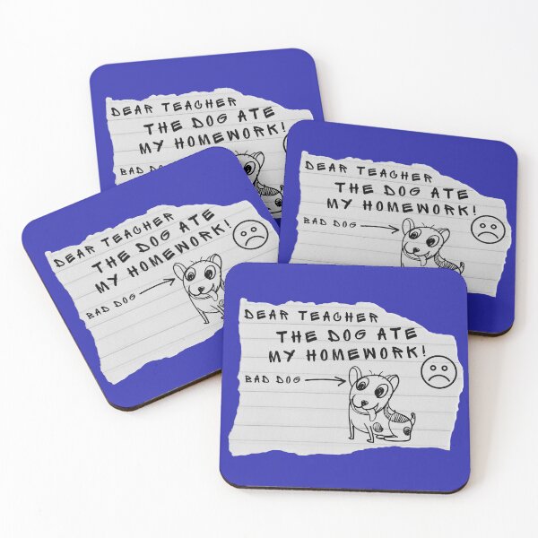 Item preview, Dear Teacher The Dog Ate My Homework designed and sold by podguy.