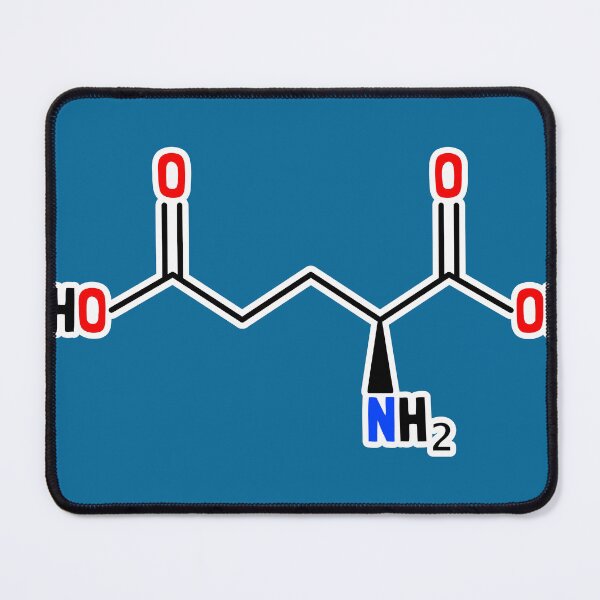 Item preview, Glutamic Acid Molecular Structure designed and sold by Artsy-Chemist.