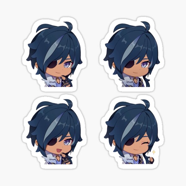 Item preview, Chibi Kaeya Pack - Genshin Impact designed and sold by 1umynst.