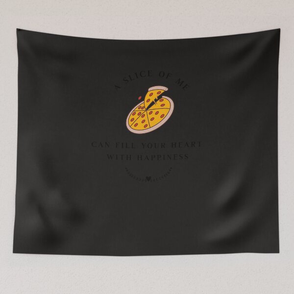 Item preview, Pizza A Slice of Me Can Fill your Heart with Happiness designed and sold by yojdigitalmedia.