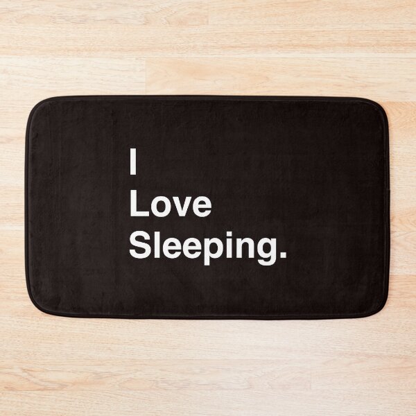 Item preview, I Love Video Sleeping Simple Text Classic designed and sold by LiinhLanh.