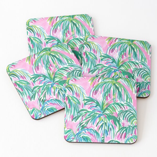 Item preview, pink palm trees designed and sold by catherinebinson.