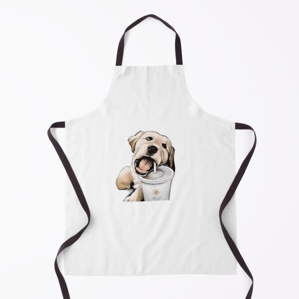 Item preview, Golden Retriever Puppy Drinking a Soft Drink designed and sold by alachiki.
