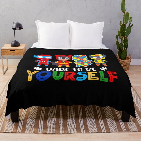 Item preview, Dare To Be Yourself Autism Awareness Superheroes designed and sold by HaaChris-Artis.
