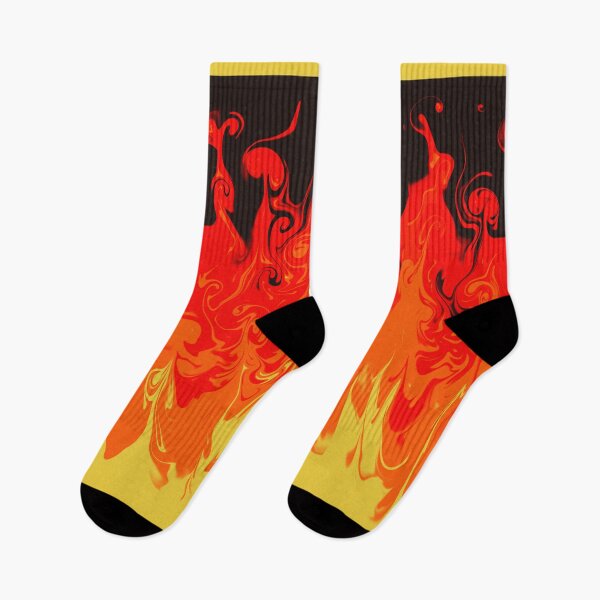 Item preview, Aurora Rainbow Flame Burning Fire Tattoo Goth Speed Air skull art designed and sold by Midwest-Goods.