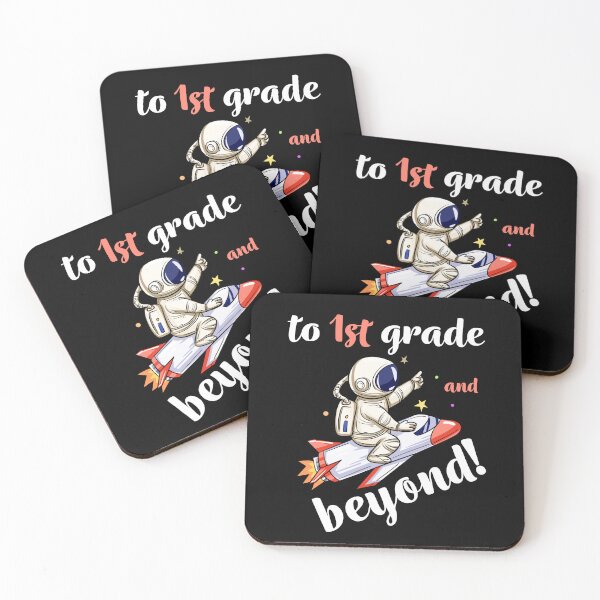 Item preview, 1st Grade And Beyond, Funny Back to School Astronaut designed and sold by PrintOfi.