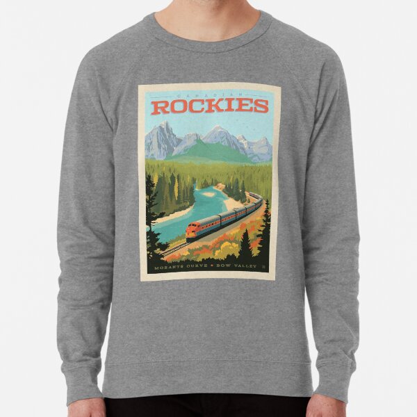 Canadian Rockies Vacation Apparel Canadian Rockies Souvenir Raglan Baseball  Tee