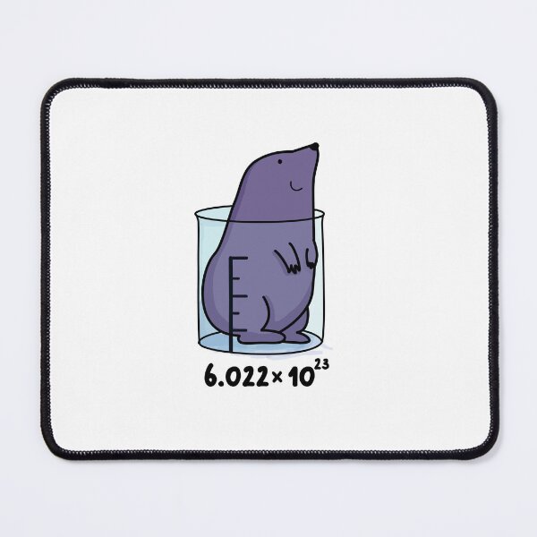 Item preview, Chemistry Mole Animal Pun designed and sold by StickersAndStuff.