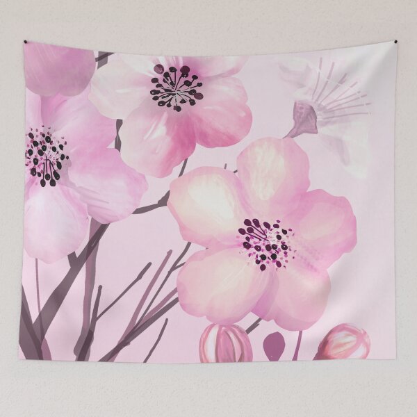 Item preview, Pink Floral Art  designed and sold by Tshirtstory.