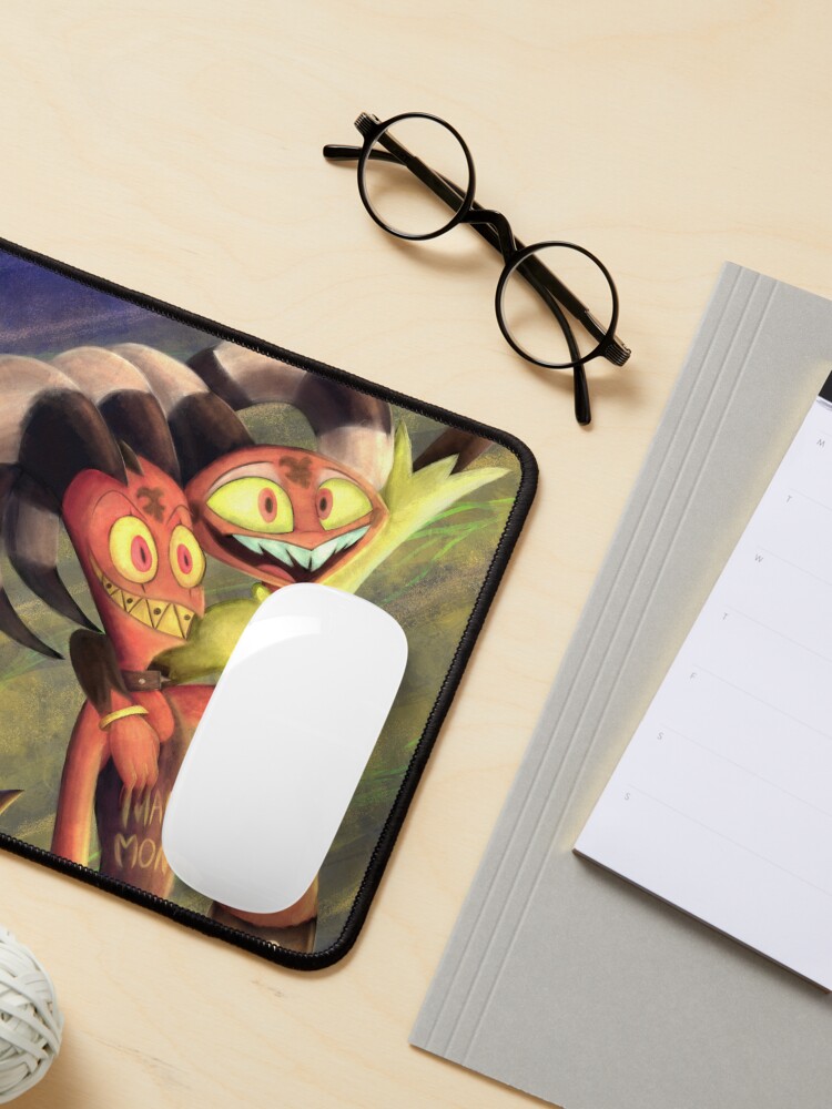 Thumbnail 3 of 5, Mouse Pad, Blitzo x Fizzarolli - Concert designed and sold by TheEmily1220.